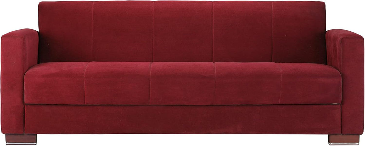كنبه سرير الدورا فيولا احمر - اثاث _ sofa bed