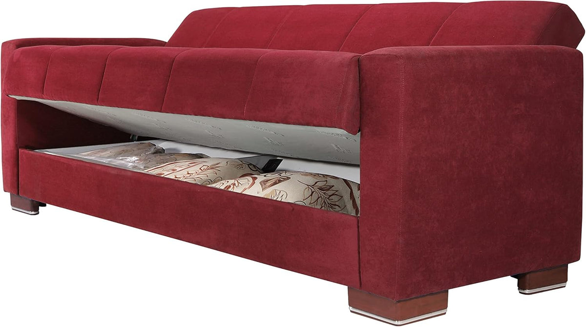 Dora Viola Red Sofa Bed - Furniture