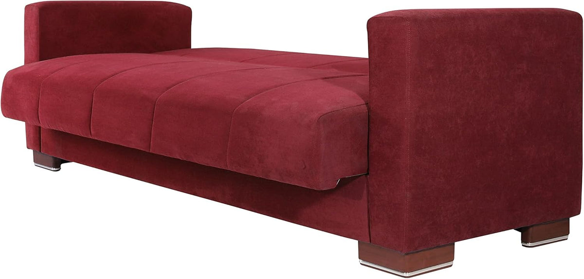كنبه سرير الدورا فيولا احمر - اثاث _ sofa bed