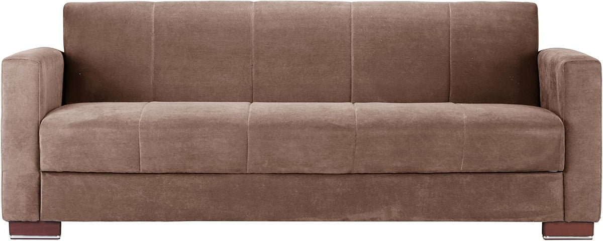 كنبه سرير الدورا فيولا بنى- اثاث _ sofa bed