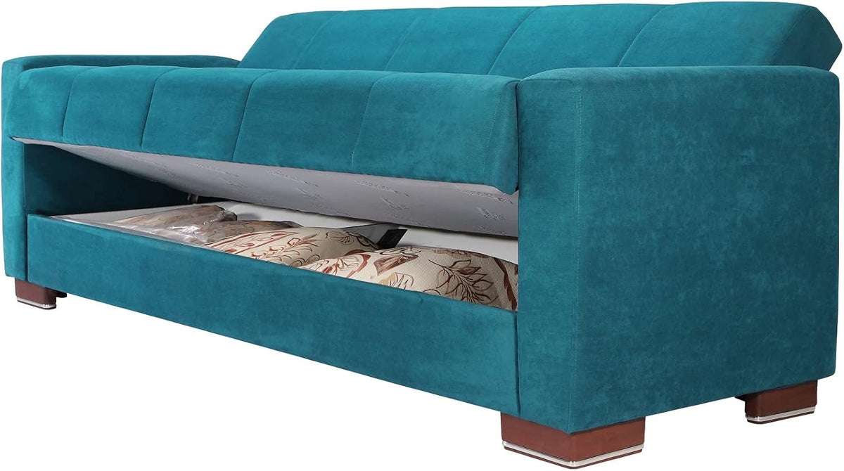 كنبه سرير الدورا فيولا بترولى - اثاث _ sofa bed