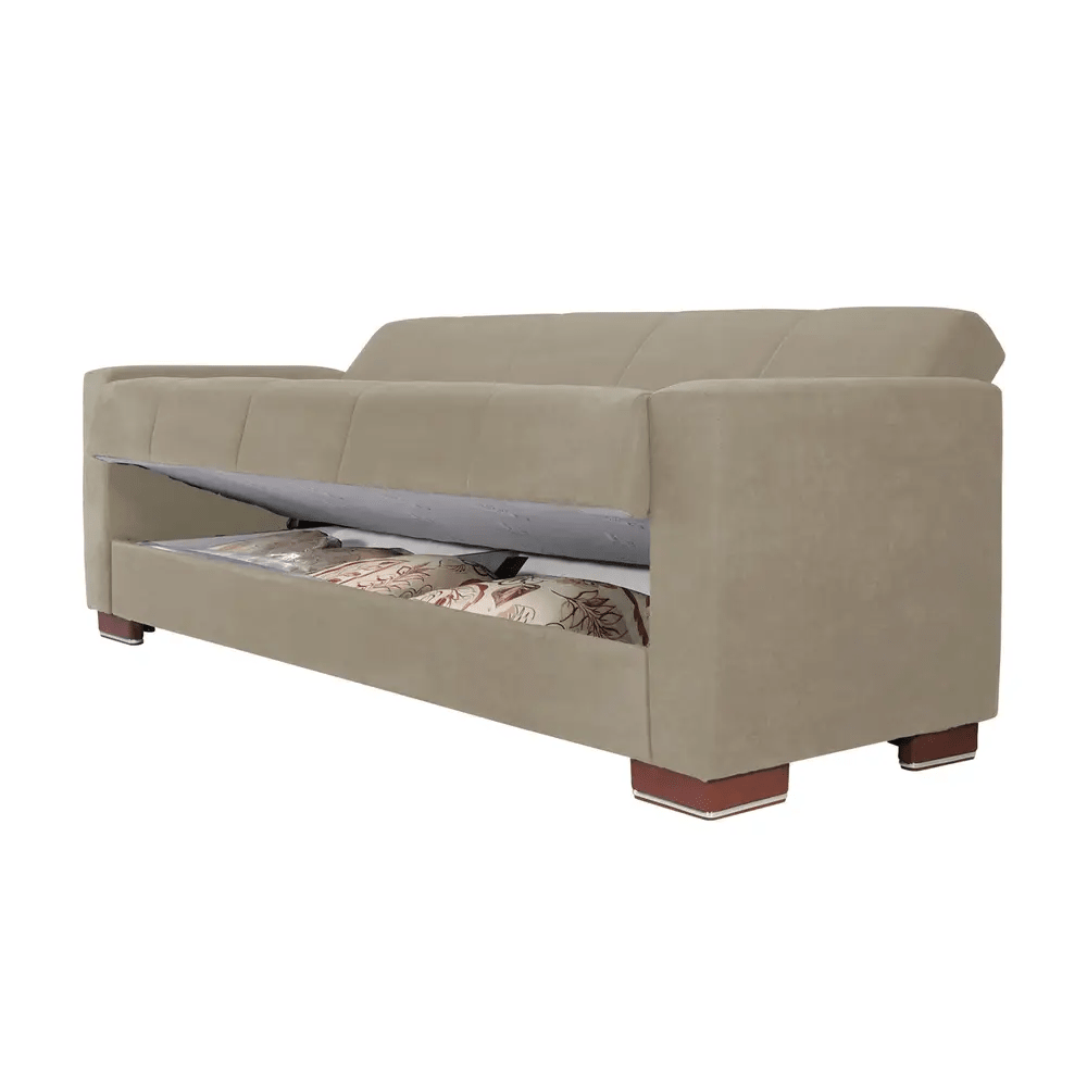 كنبه سرير الدورا فيولا بيج - اثاث _ sofa bed