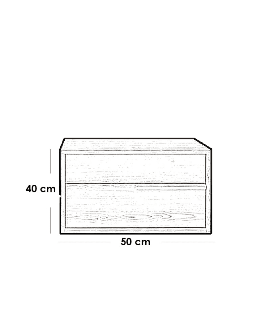 كومود ام دي اف - 40×40×50 سم كود Commode14022 _ كومود
