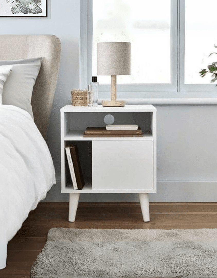 كومود ام دي اف أبيض - 60×50×40 سم كود Commode14006 _ كومود