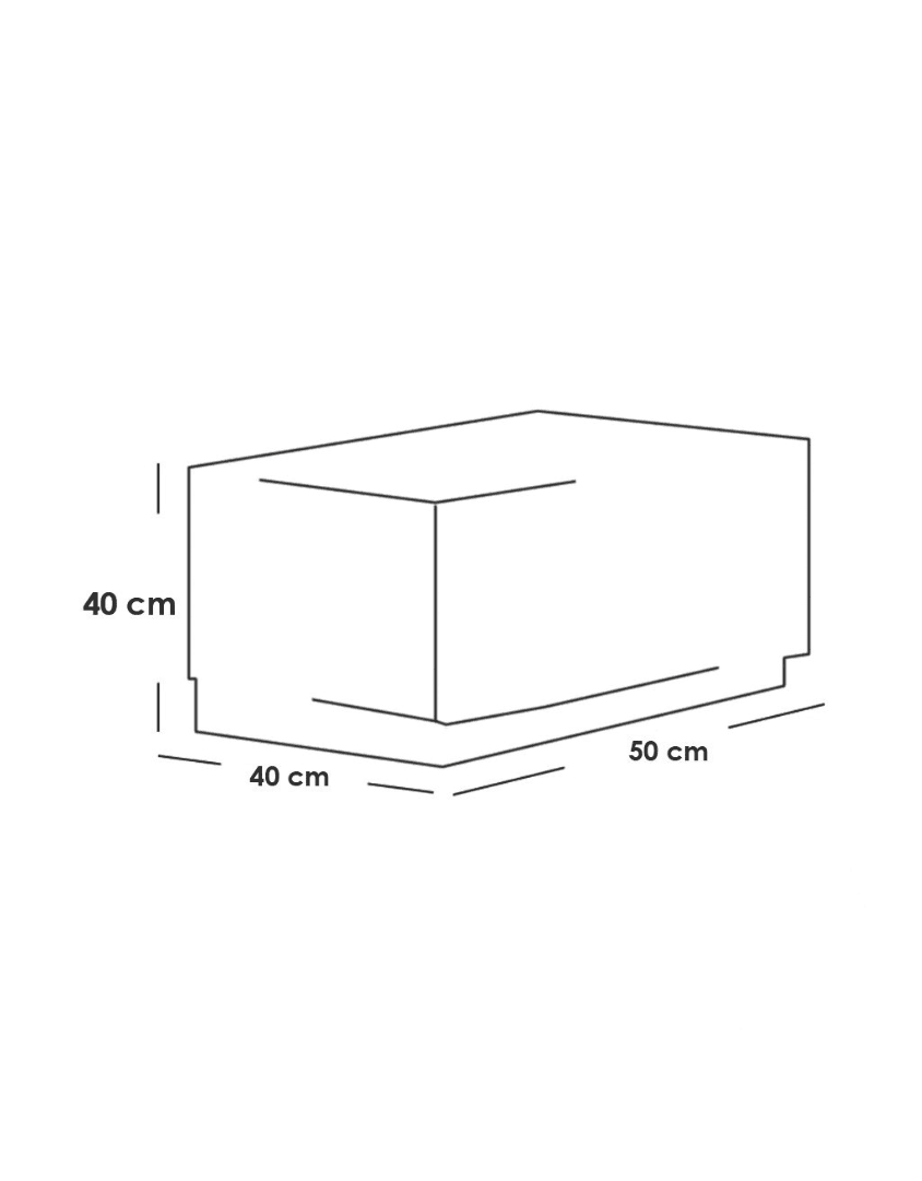 كومود ام دي اف متعدد الألوان - 50×40×40 سم كود Commode14003 _ كومود