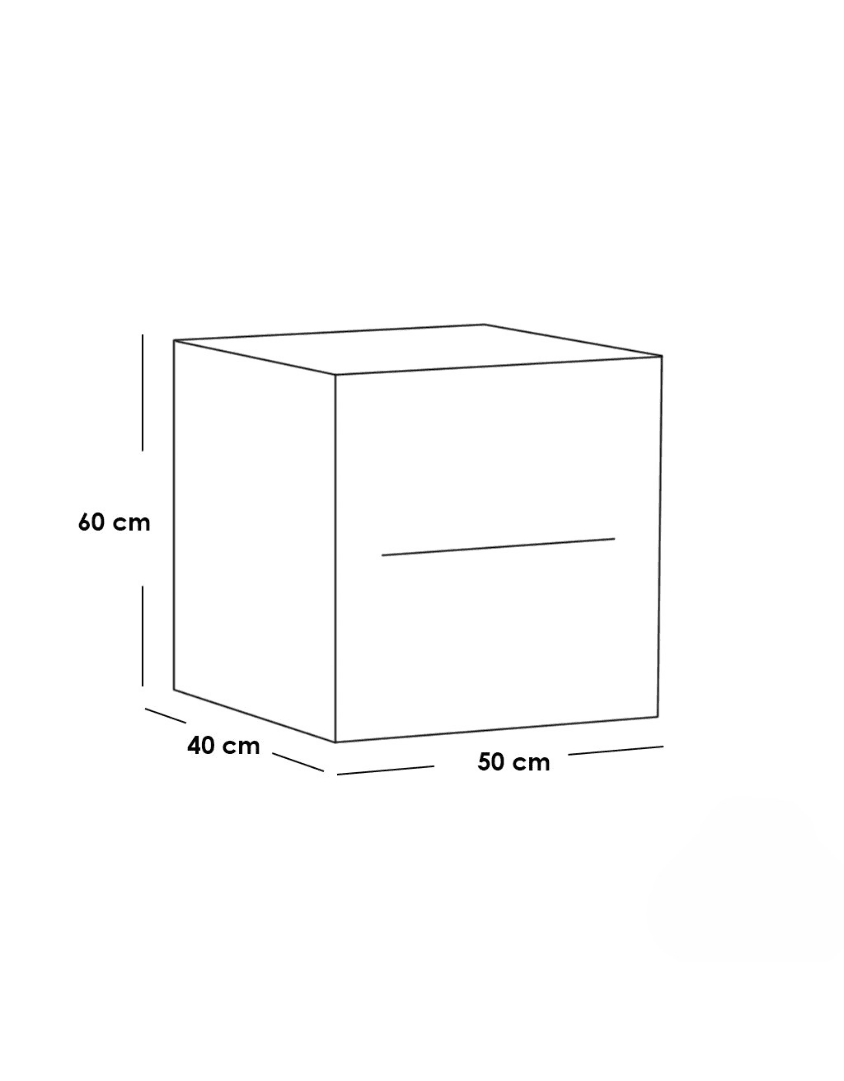 كومود ام دي اف متعدد الألوان - 60×50×40 سم كود Commode14013 _ كومود