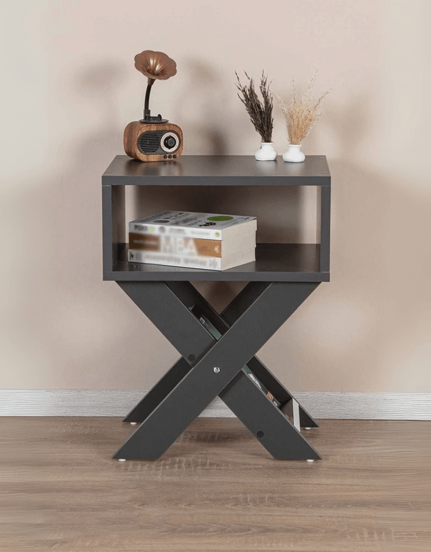 كومود ام دي اف رمادي - 56×43×33 سم كود Commode14018 _ كومود