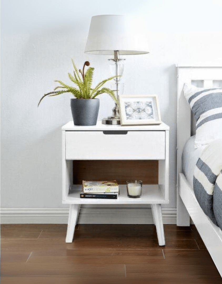 كومود خشب ميلامين ام دي اف أسباني - 50×40×50 سم كود Commode14005 _ كومود