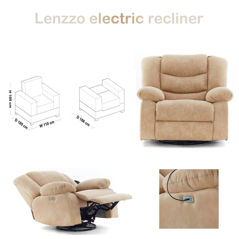 janssen Lenzzo electric recliner - كرسي يانسن لينزو اليكتريك 