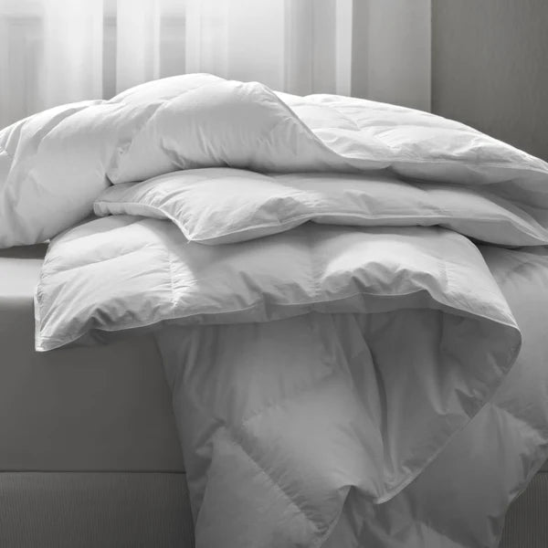 Poly-down comforter made of soft Egyptian microfiber fabric, Next and Joe comforter