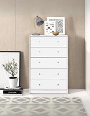 5-drawer unit, dimensions 110×80×40 cm - white, code Drawer-unit16007 _ furniture
