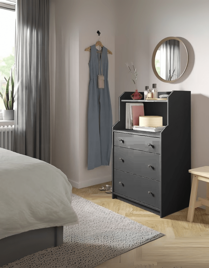 وحدة ادراج ام دي اف 3 ادراج 46x116x70 سم كود Drawer-unit16013 _ وحدات ادراج