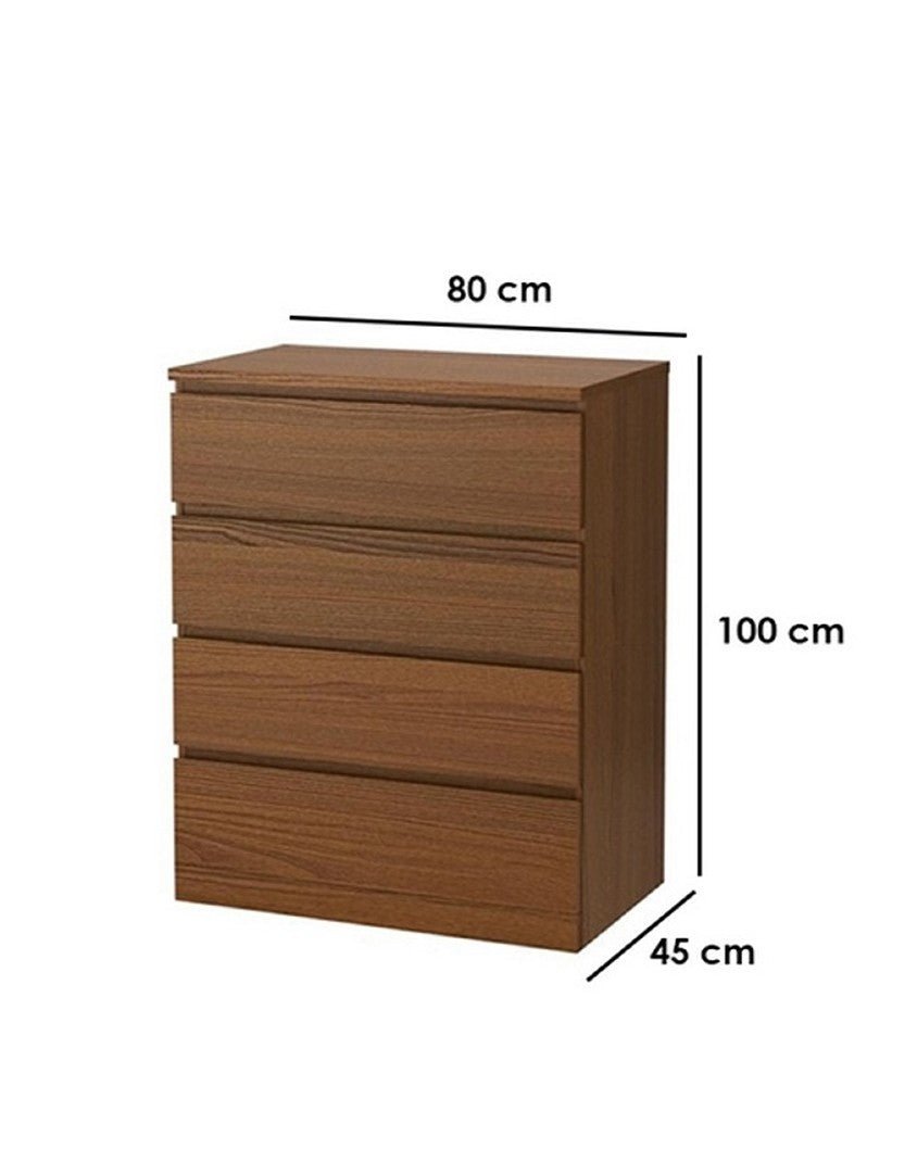 وحدة ادراج ام دي اف 4 ادراج 45x100x80 سم كود Drawer-unit16003 _ اثاث