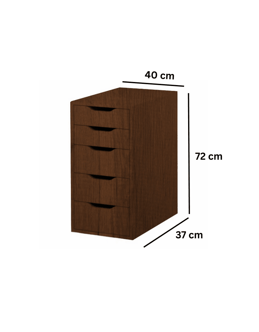 وحدة ادراج ام دي اف 5 ادراج 37x72x40 سم كود Drawer-unit16017 _ وحدات ادراج