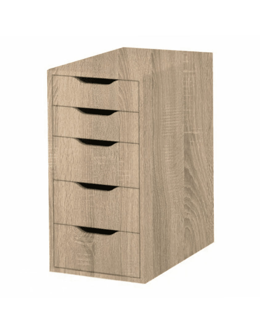 وحدة ادراج ام دي اف 5 ادراج 37x72x40 سم كود Drawer-unit16017 _ وحدات ادراج
