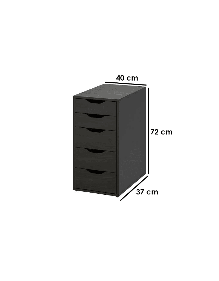 وحدة ادراج ام دي اف 5 ادراج 37x72x40 سم كود Drawer-unit16017 _ وحدات ادراج