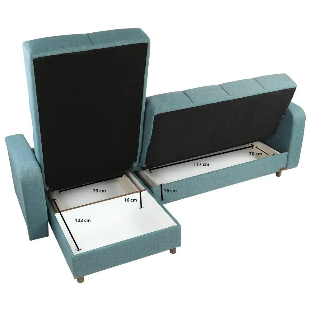 ركنة الدورا راهواى تركواز كود sofa10059 _ sofa bed