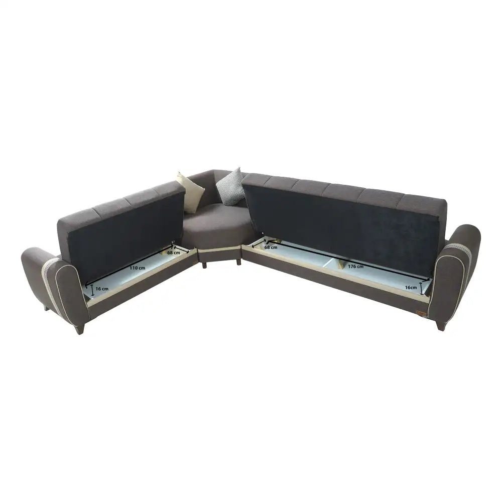 ركنه ميرانو بنى كود sofa10056 _ sofa bed