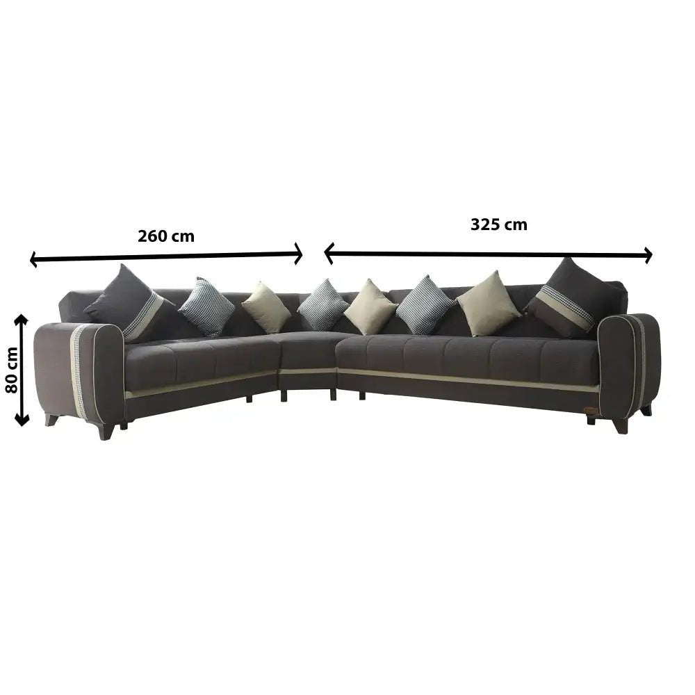 ركنه ميرانو بنى كود sofa10056 _ sofa bed