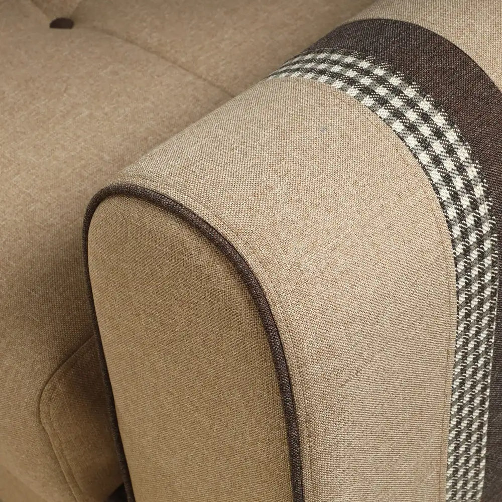 ركنه ميرانو بني فاتح كود sofa10055 _ sofa bed