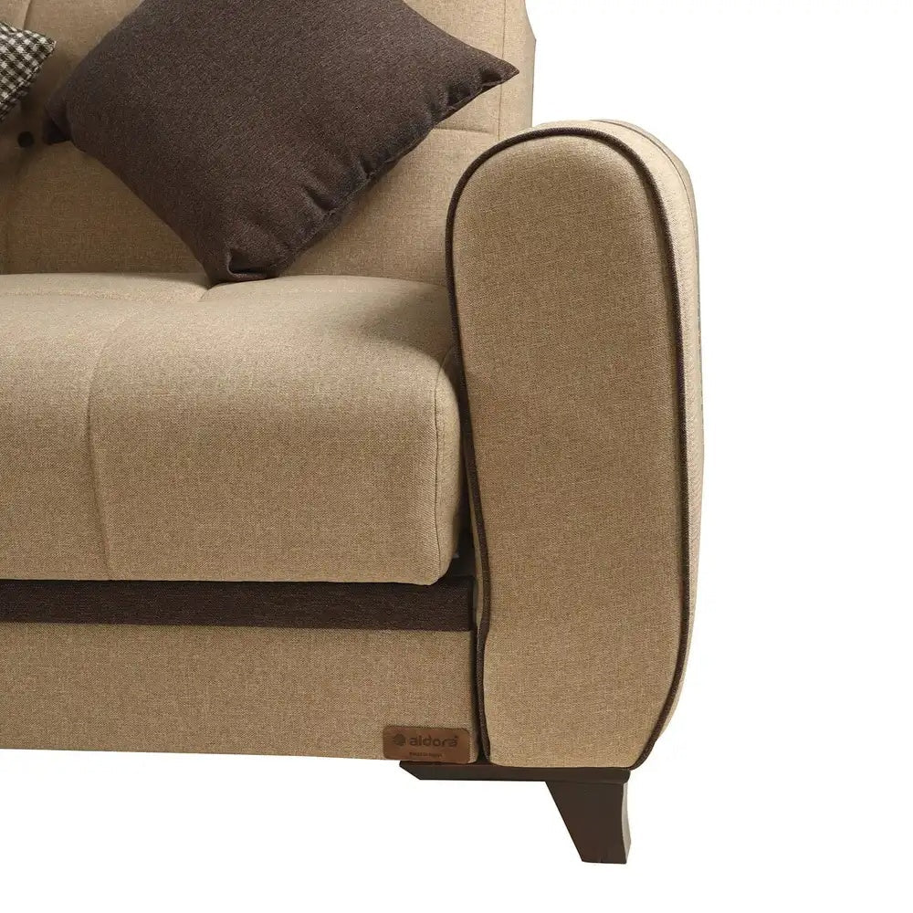 ركنه ميرانو بني فاتح كود sofa10055 _ sofa bed