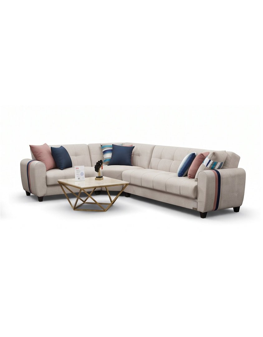 ركنه ميرانو سرير بسحارة – أثاث مودرن شاسيه معدن وخشب طبيعي عالي التحمل sofa10001 _ sofa bed