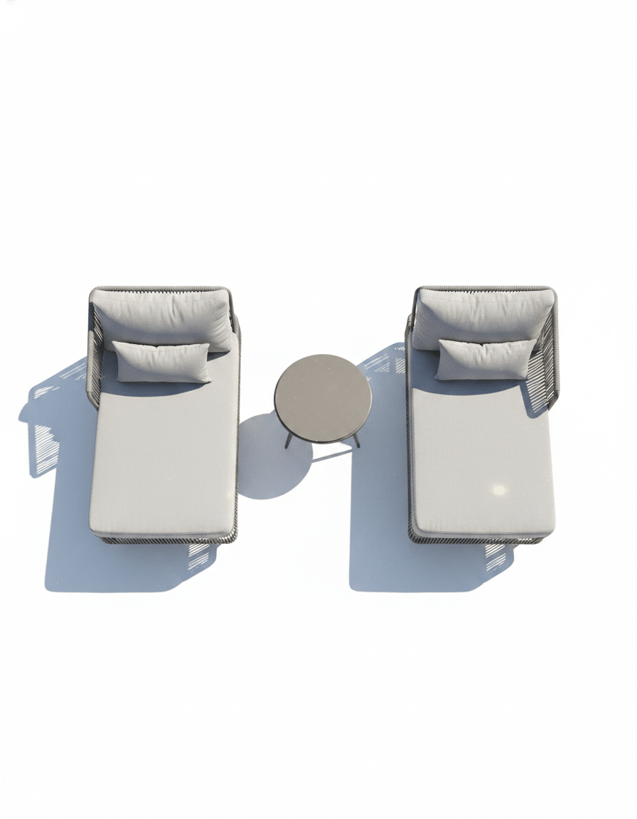 Beach lounge rope outdoor furniture Code outdoor4014 _ outdoor furniture