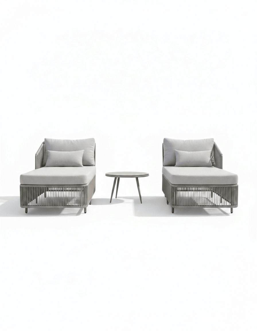 Beach lounge rope outdoor furniture Code outdoor4014 _ outdoor furniture