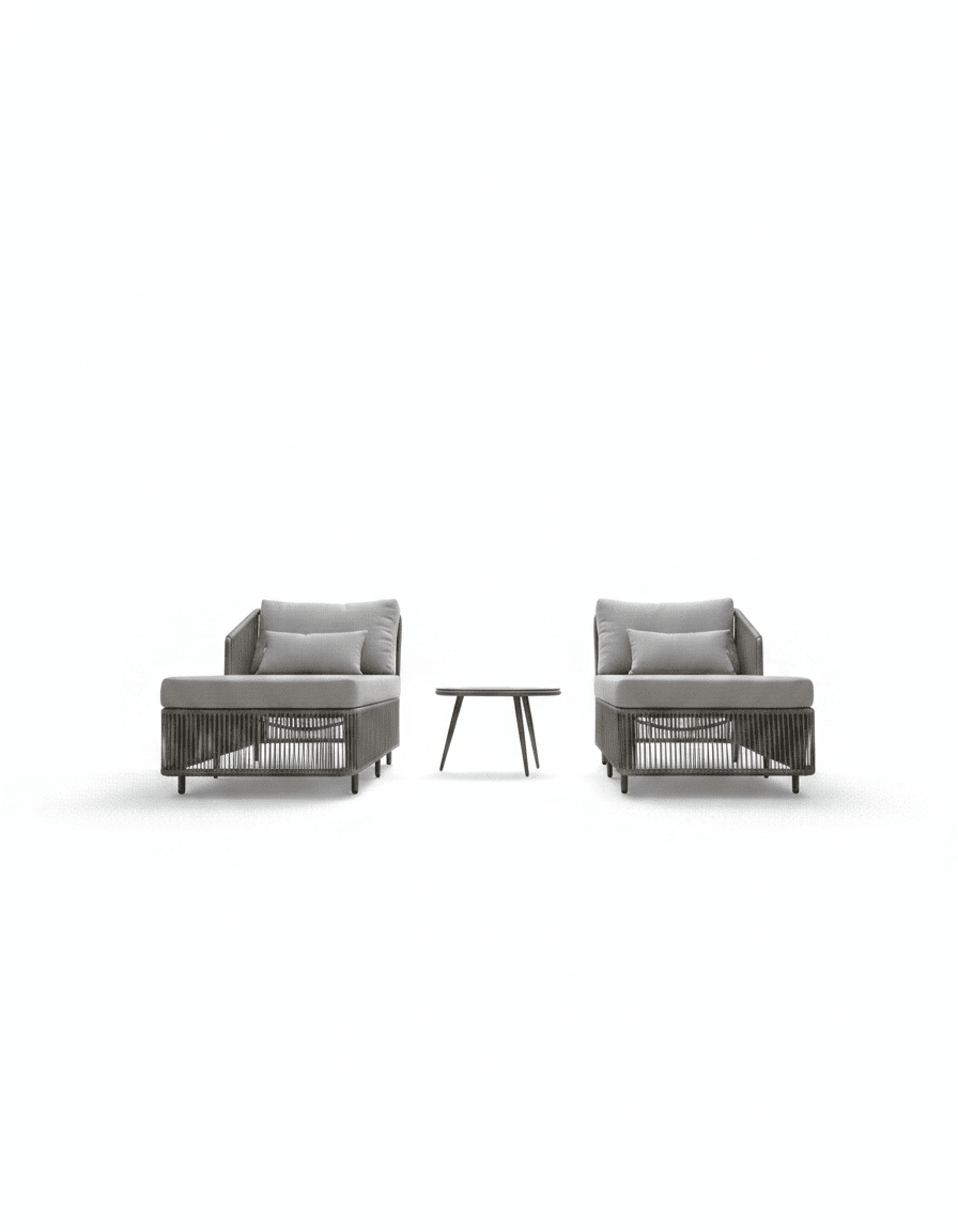 Beach lounge rope outdoor furniture Code outdoor4014 _ outdoor furniture