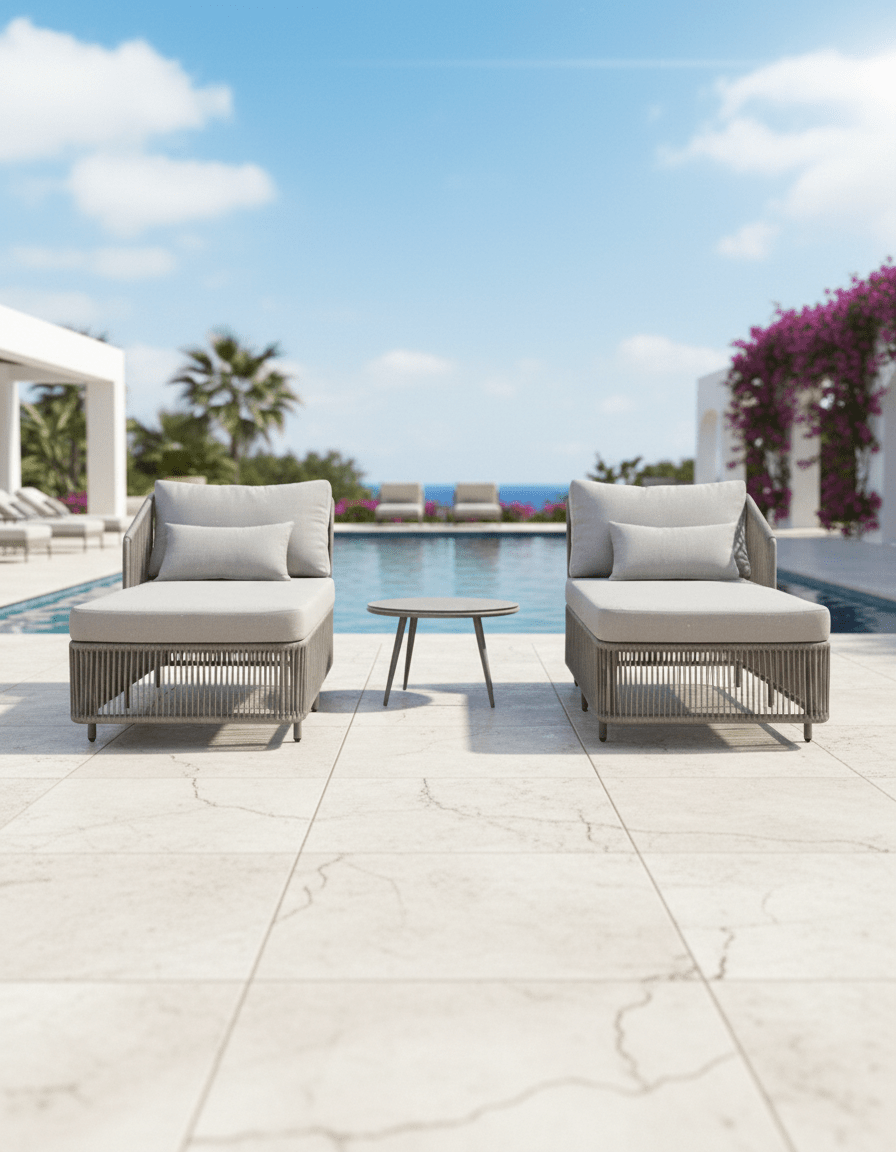 شازلونج بحر احبال اثاث خارجي كود outdoor4014 _ أثاث خارجي