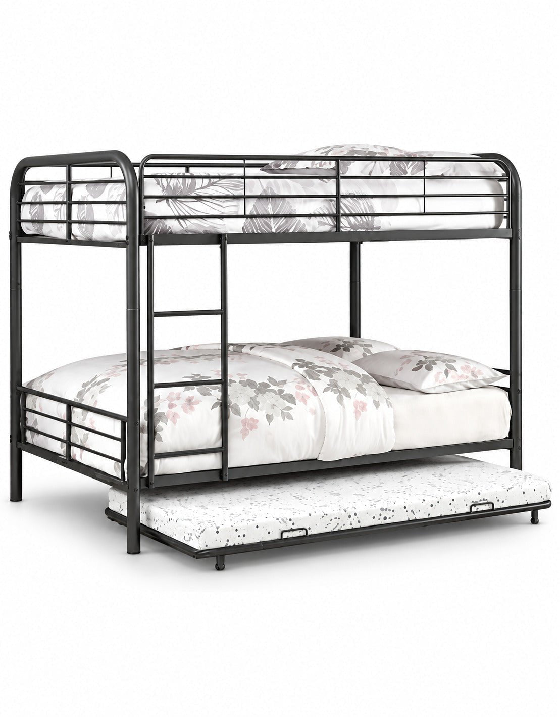 سرير 3 طوابق ستيل 200×120×200 سم- اسود كود Bunkbed13039
