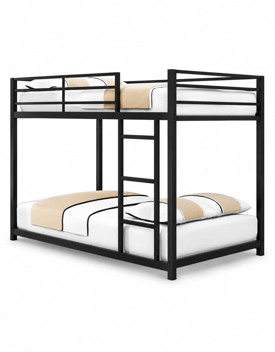 سرير بطابقين 180×100×200×195 سم - أسود كود Bunkbed13038 _