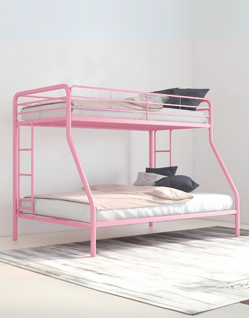 سرير بطابقين حديد 120×180×200 سم - زهري كود Bunkbed13036 _