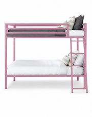 سرير بطابقين حديد 120×180×200 سم - زهري كود Bunkbed13037 _