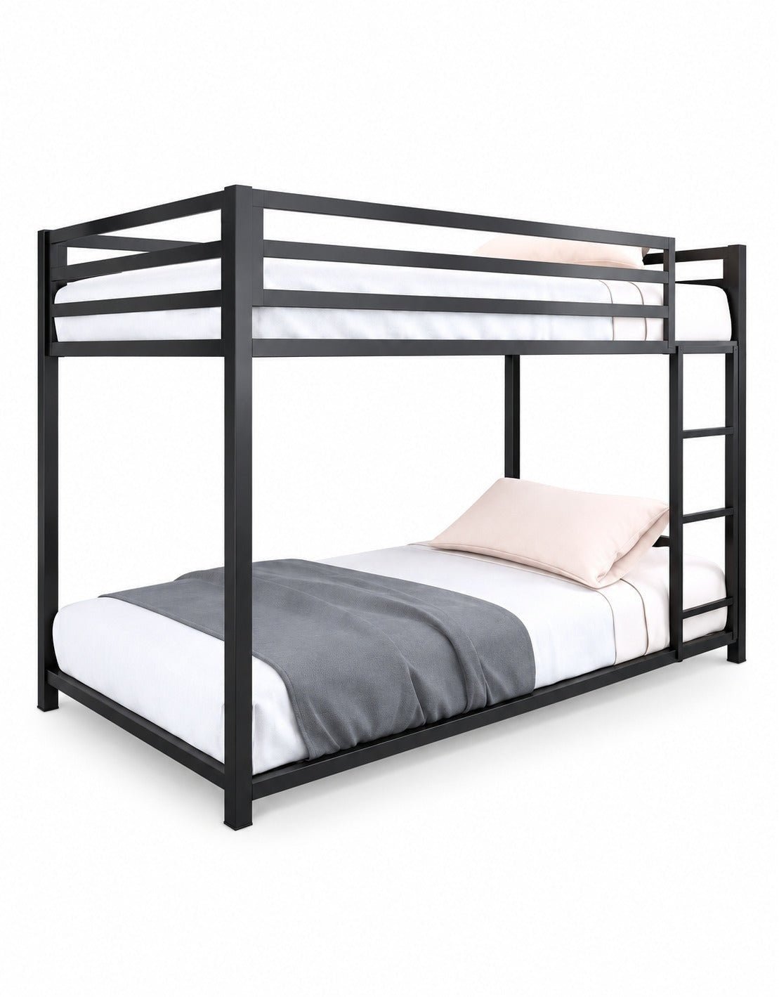 سرير بطابقين حديد 180×120×200 سم - اسود كود Bunkbed13033 _