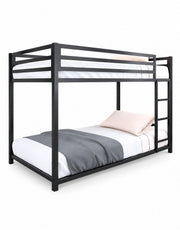 سرير بطابقين حديد 180×120×200 سم - اسود كود Bunkbed13033
