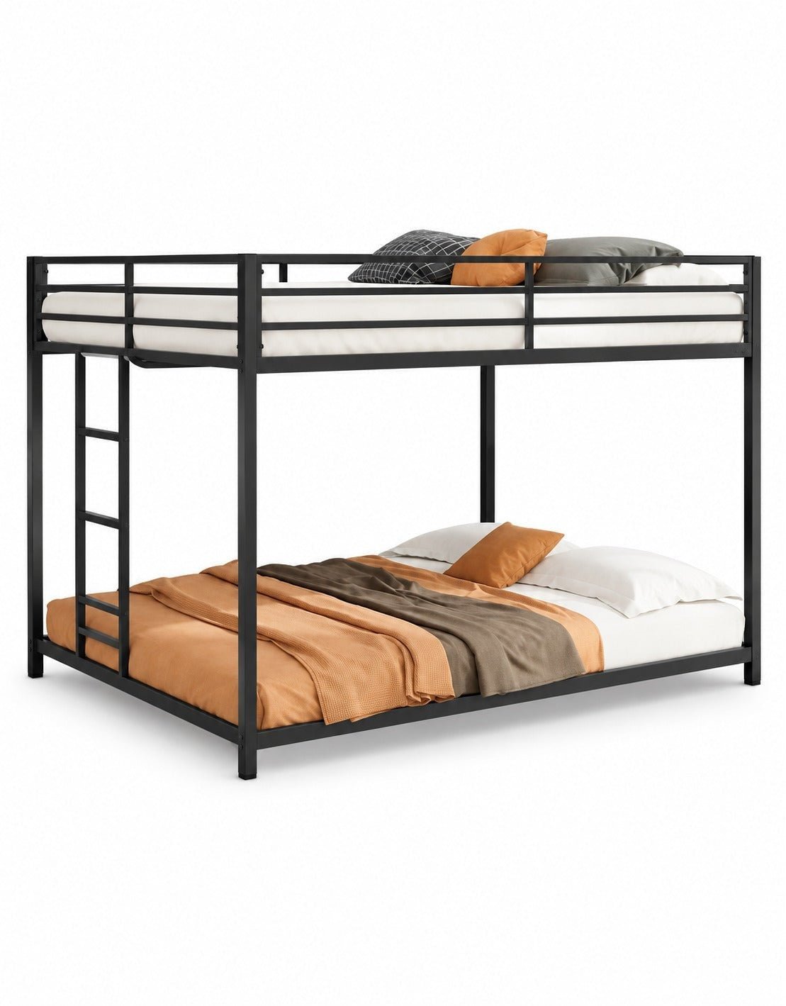 سرير بطابقين حديد أسود - 180×200×120 سم كود Bunkbed13025 _