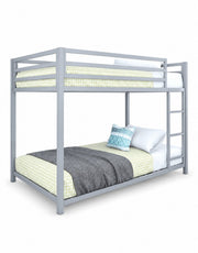 سرير بطابقين حديد رمادي - 180×200×120 سم كود Bunkbed13017 _