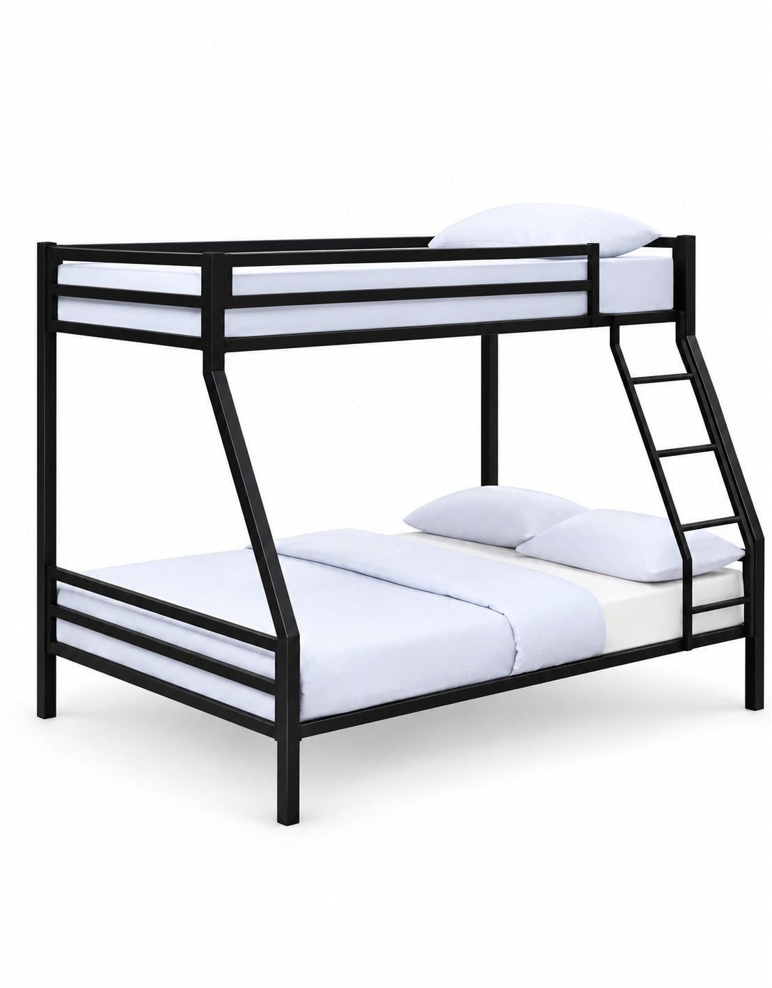 سرير بطابقين معدن 180×120×195 سم - أسود كود Bunkbed13031 _