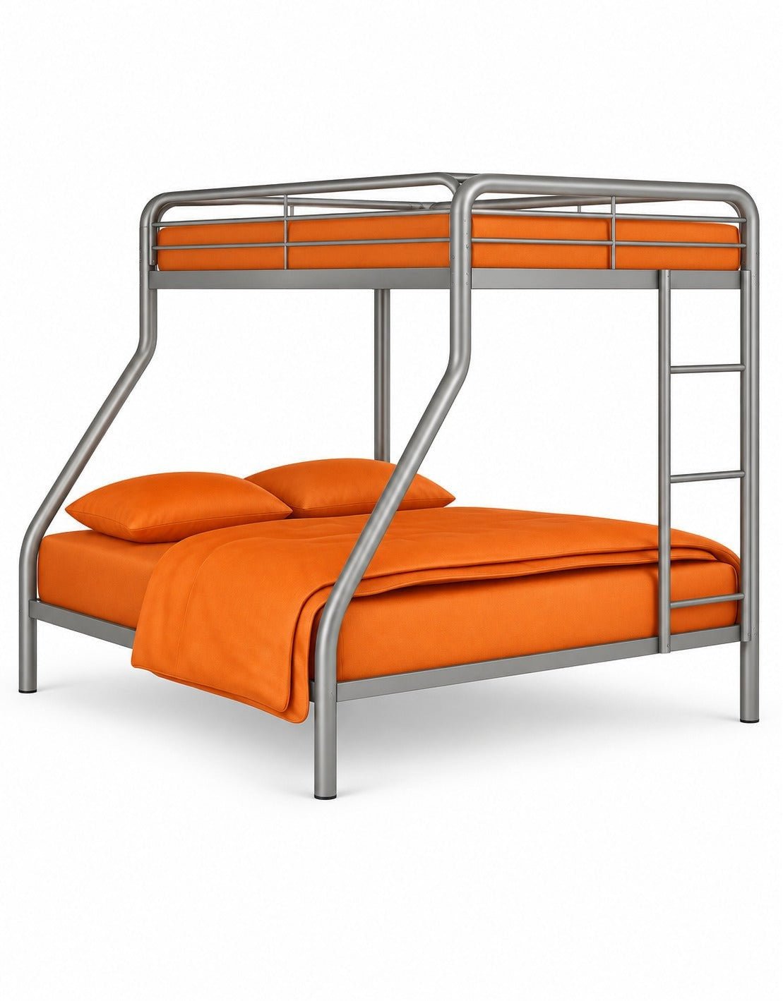 سرير بطابقين معدن رمادي - 200×120×180 سم كود Bunkbed1301040 _