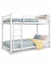 سرير بطابقين ستيل 130×81×203 سم - أبيض كود Bunkbed13028 _