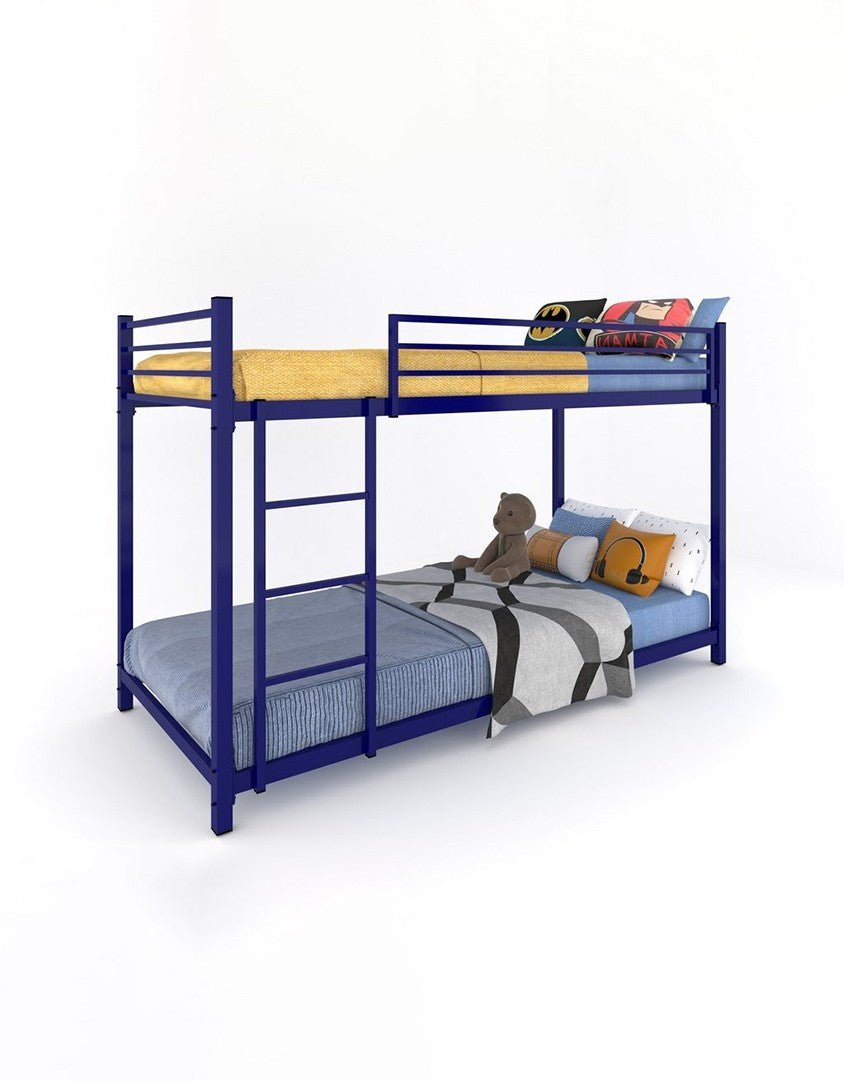 سرير بطابقين ستيل 130×91×203 سم - أزرق كود Bunkbed13016 _