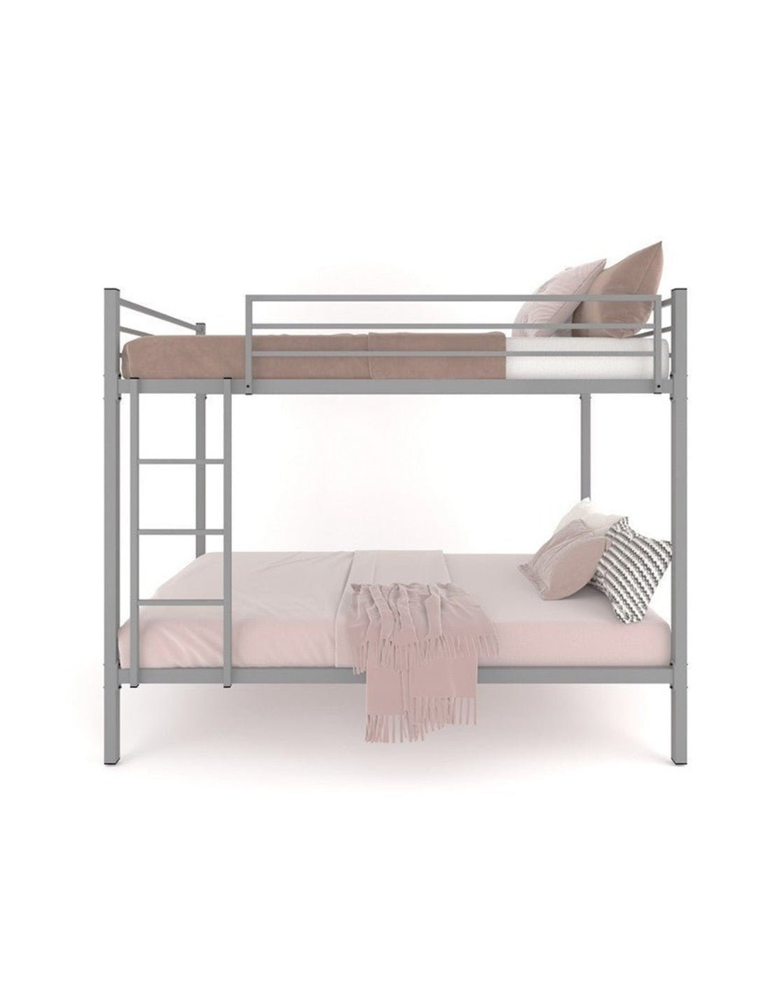 سرير بطابقين ستيل 165×121×203 سم - رمادى كود Bunkbed13014 _