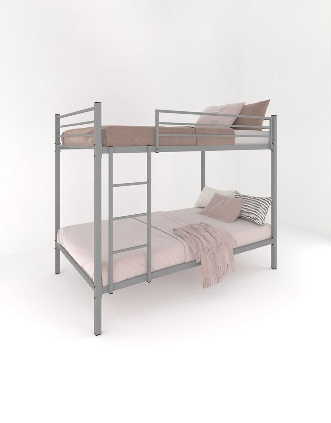 سرير بطابقين ستيل 165×121×203 سم - رمادى كود Bunkbed13014 _