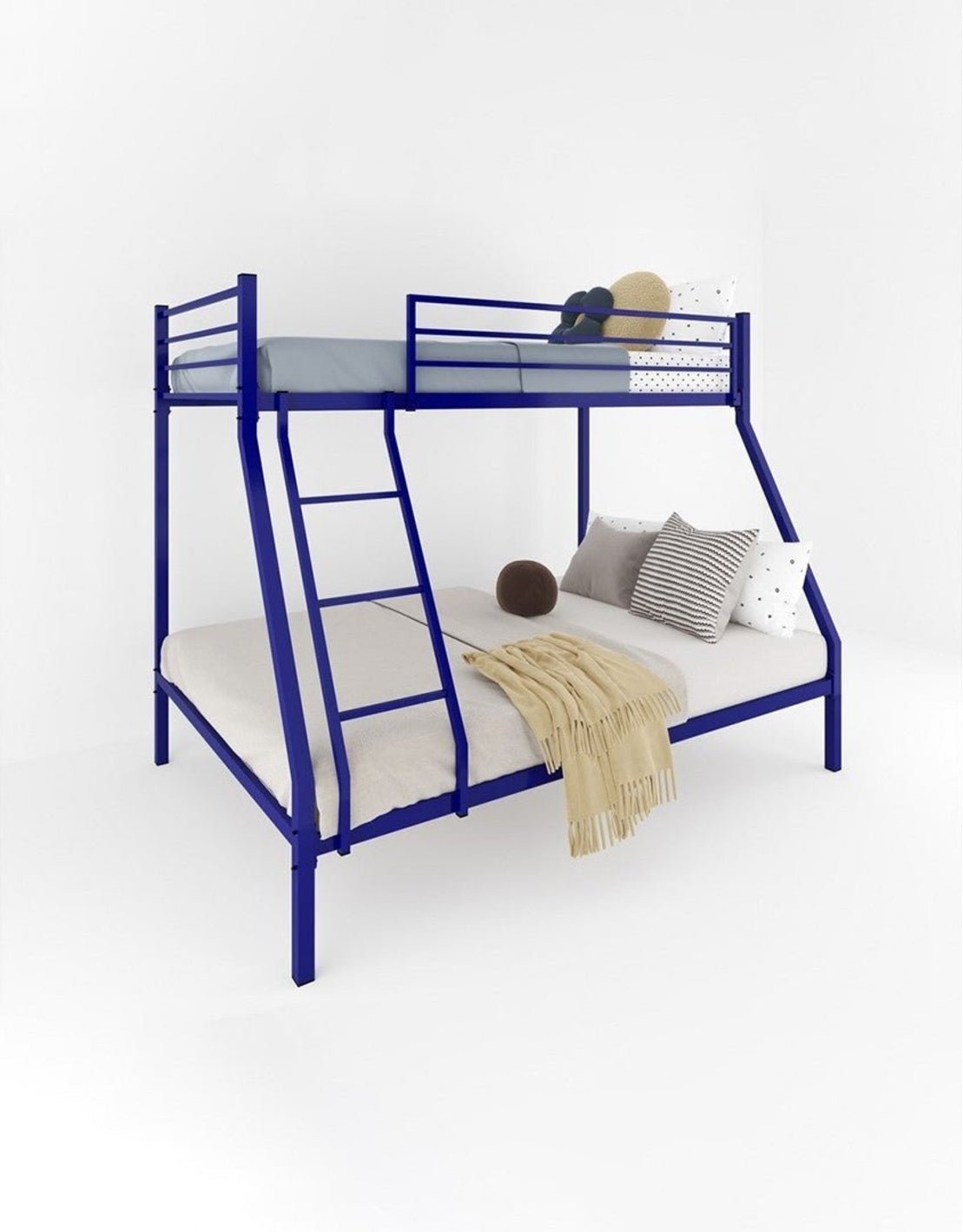 سرير بطابقين ستيل 165×141×203 سم - أزرق كود Bunkbed13011 _