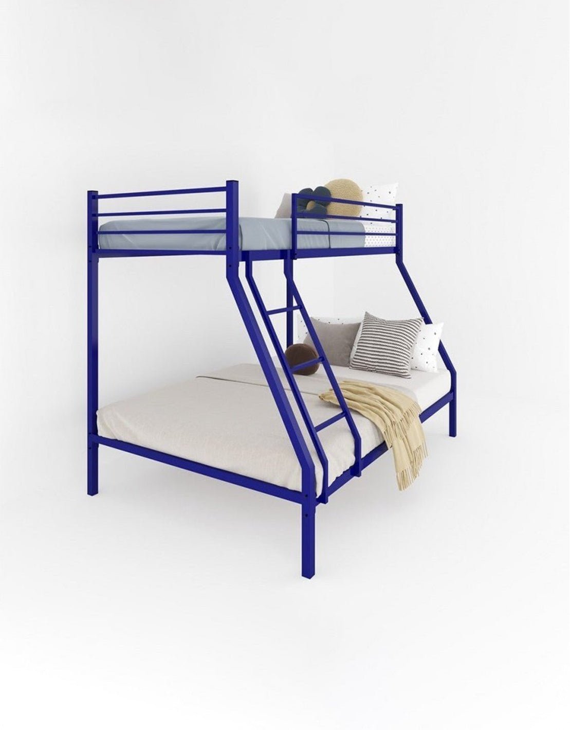 سرير بطابقين ستيل 165×141×203 سم - أزرق كود Bunkbed13011 _