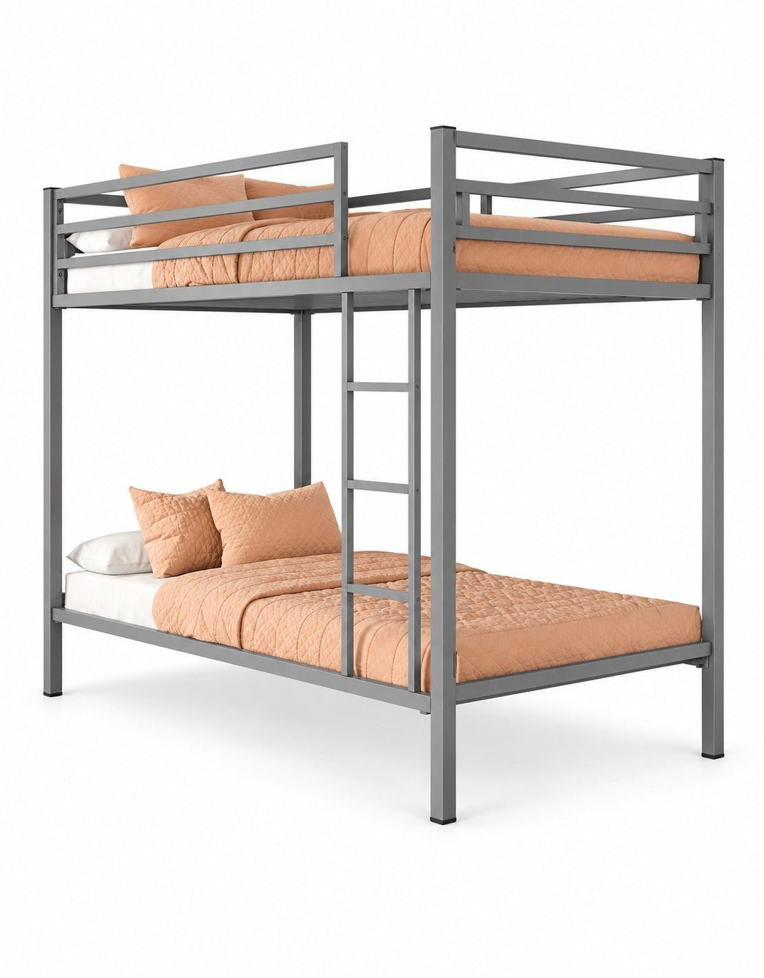 سرير دورين حديد 100 ×180×200سم - رمادي كود Bunkbed13006 _
