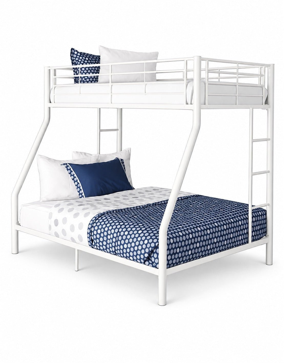 سرير دورين حديد 120 ×180×200سم - ابيض كود Bunkbed13027 _