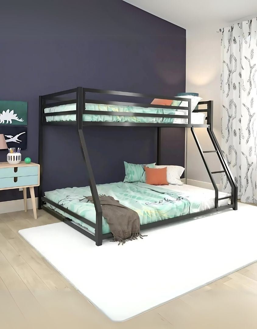 سرير دورين حديد120 ×180×200سم - اسود كود Bunkbed13034 _