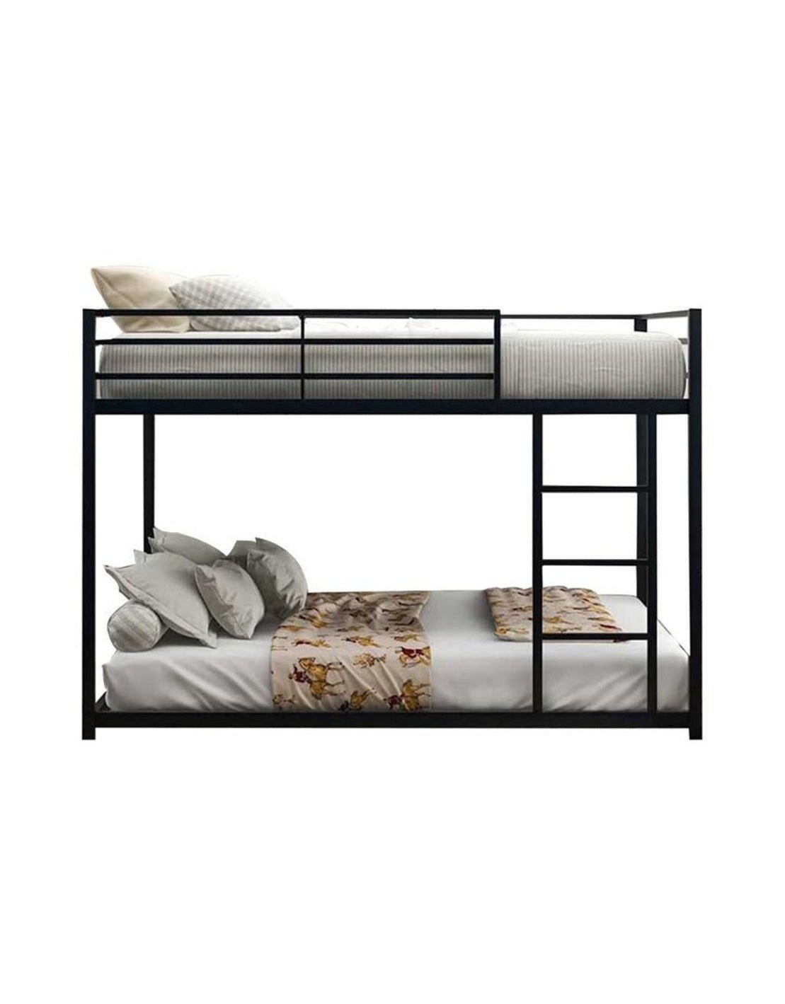 سرير دورين و دريسنج ستيل - أسود و أبيض كود Bunkbed13023